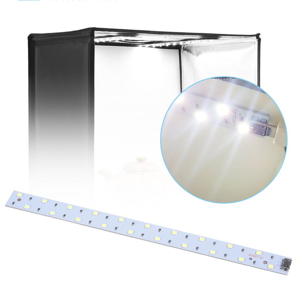 

Мини 6400K USB светодиодный светильник аксессуар для студийного бокса фотолампочка (20см)