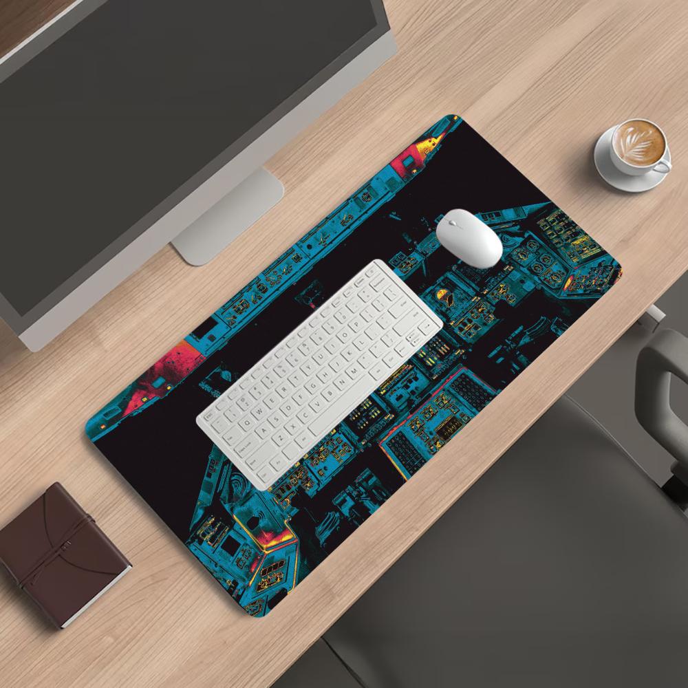 Spacecraft Dashboard Mousepad Speed Office Desk Accessories Gaming Mats Mouse Carpet Mouse Mat Desk Pad Computer Desk Decorating