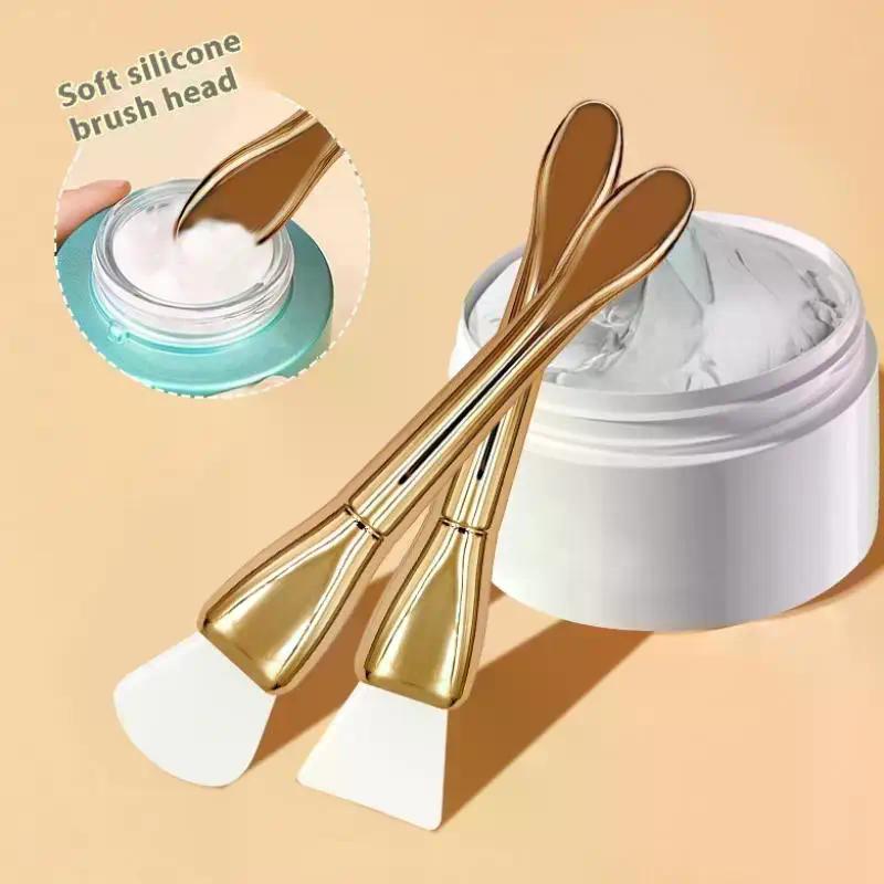 Special Beauty Tool 1pc Silicone Mask Brush Double-headed Smearing Face Cleansing Mud Mask for Gel Mud Facial Masks Creams