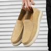 New Men's Foot Cover and One Pedal Lazy Shoes Breathable Soft Sole Soft Leather British Men's Casual Shoes