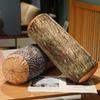 New 1cp Creative Stump Pillow Simulation Wood Stump Pillow Plush Toy Big Tree Pillow Cushion Pillow Birthday Gift Neck Pillow