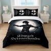 Edward Scissorhands Bedroom 3Pcs Bedding Set Soft Bed Sheet Pillowcases Home Bedding Decoration