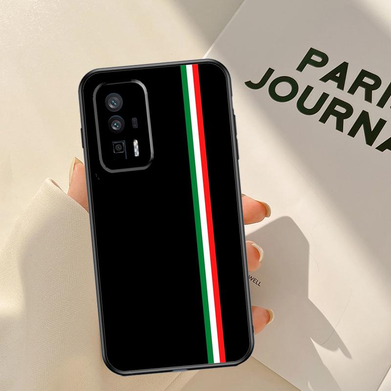 Italy Flag Case For Xiaomi 15 14 Ultra 13T 14T 15T Pro 17 Pro Max POCO X7 Pro X3 X5 X6 F5 F6 F7 F8 Coque