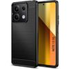 Case - E.F.CONNECTION - for Xiaomi Redmi Note 13 5G - Silicone - Shockproof - Black