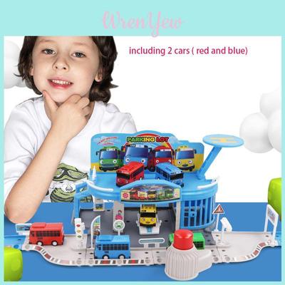 Energetic And Fun School Bus Toy Set With Exciting Catapult Track