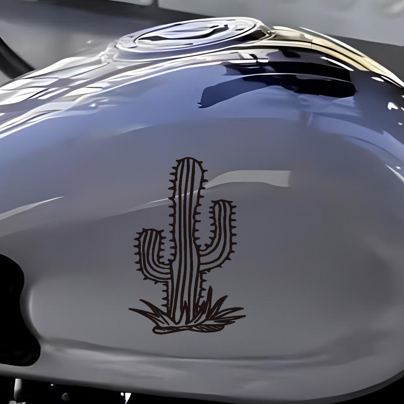 Adventure natural desert cactus car sticker can be affixed to motorcycle glass notebook waterproof  creative car sticker