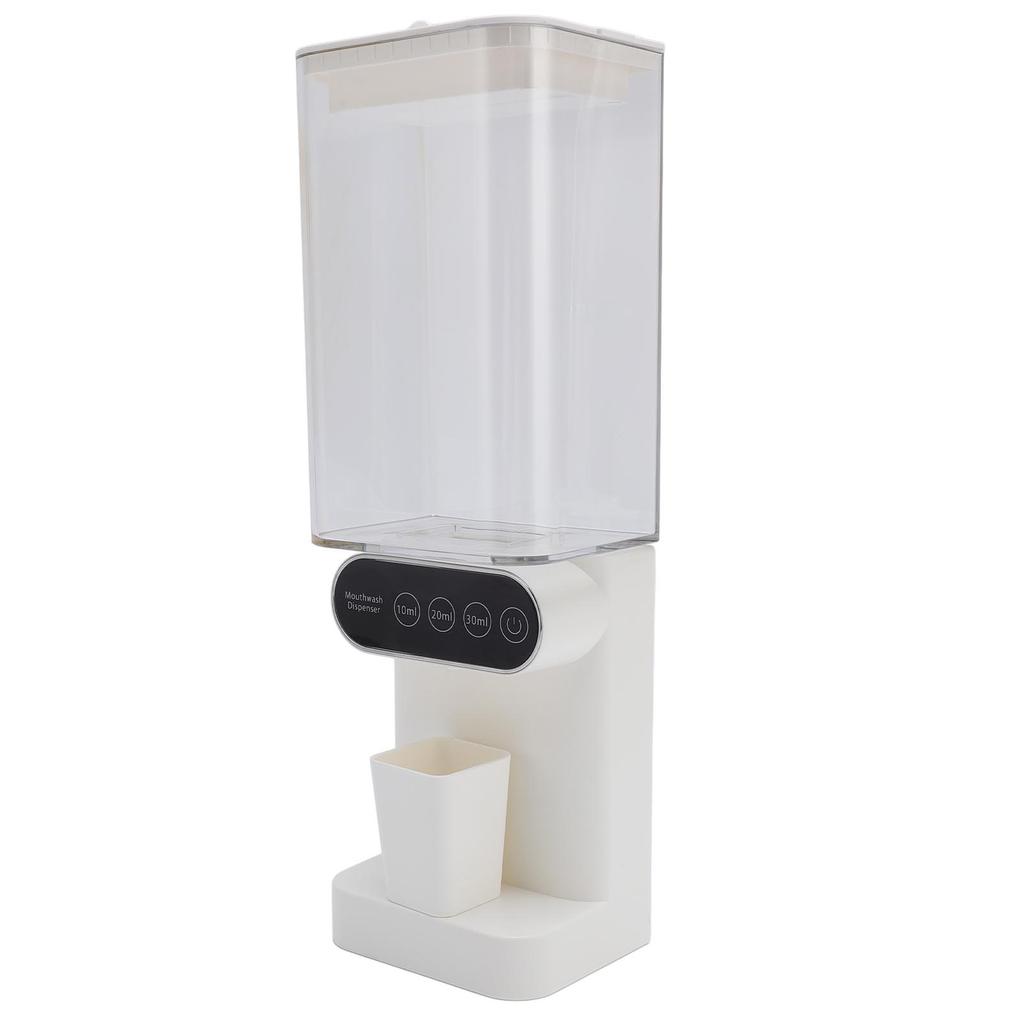 Munsköljdispenser 700 ml Kapacitet 3 Växlar Intelligent Induktion Munsköljdispenser med 2 Magnetiska Koppar för Badrum