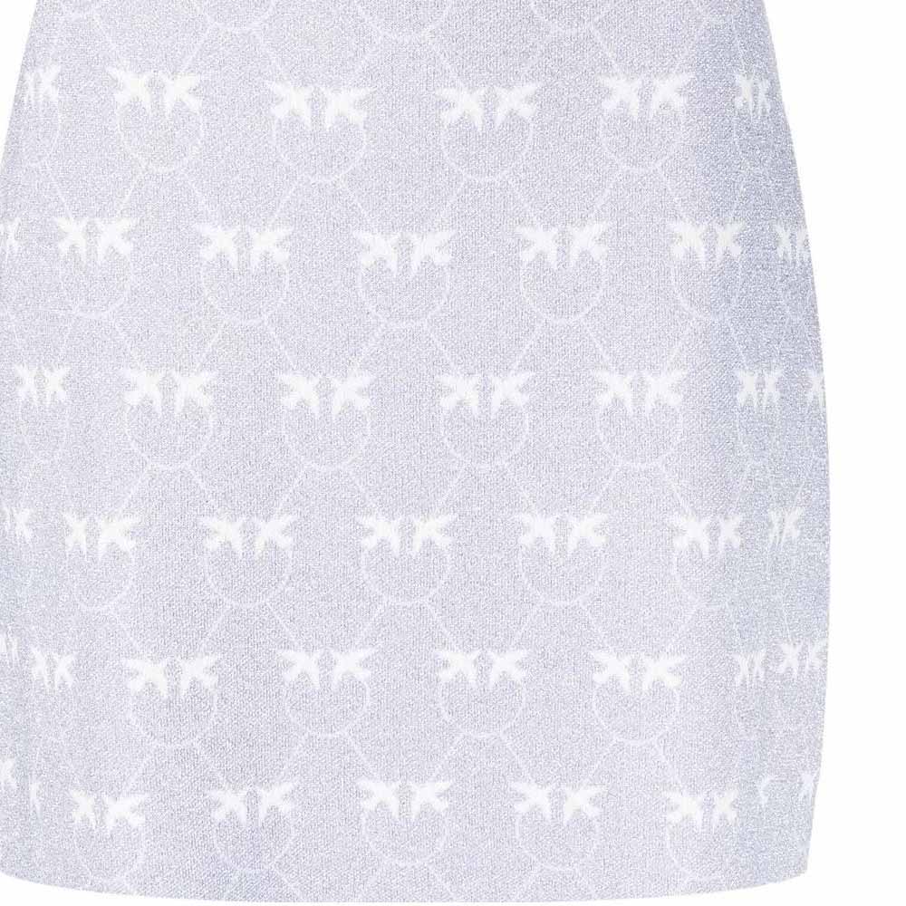Pinko SS23 Letter Combination Knitted Mini Casual Skirt Women Skirts Light-Purple 100216-A0IT-JZ1