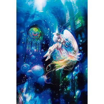 Water Temple Luminous Material Jigsaw Puzzle BEM81-529, 1000 Pieces, Mixed Colors Jigsaw Puzzle, Childrens Games, Educational Toys
