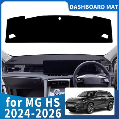 Fit for MG HS EHS 2024 2025 2026 Car Accessories Dashmat Dashboard Cover Pad DashMat Sunshade Protective Carpet Leather
