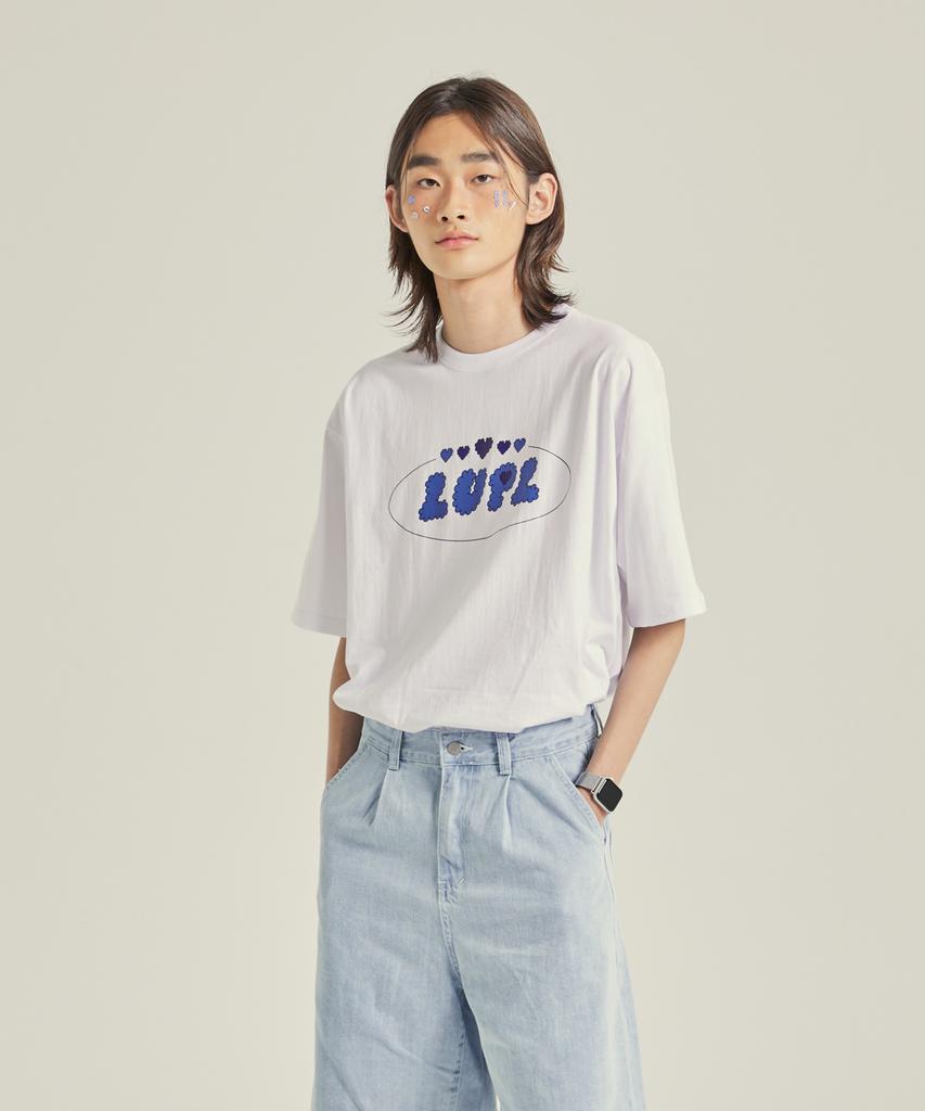 Leopeul Heart Logo T-Shirt White