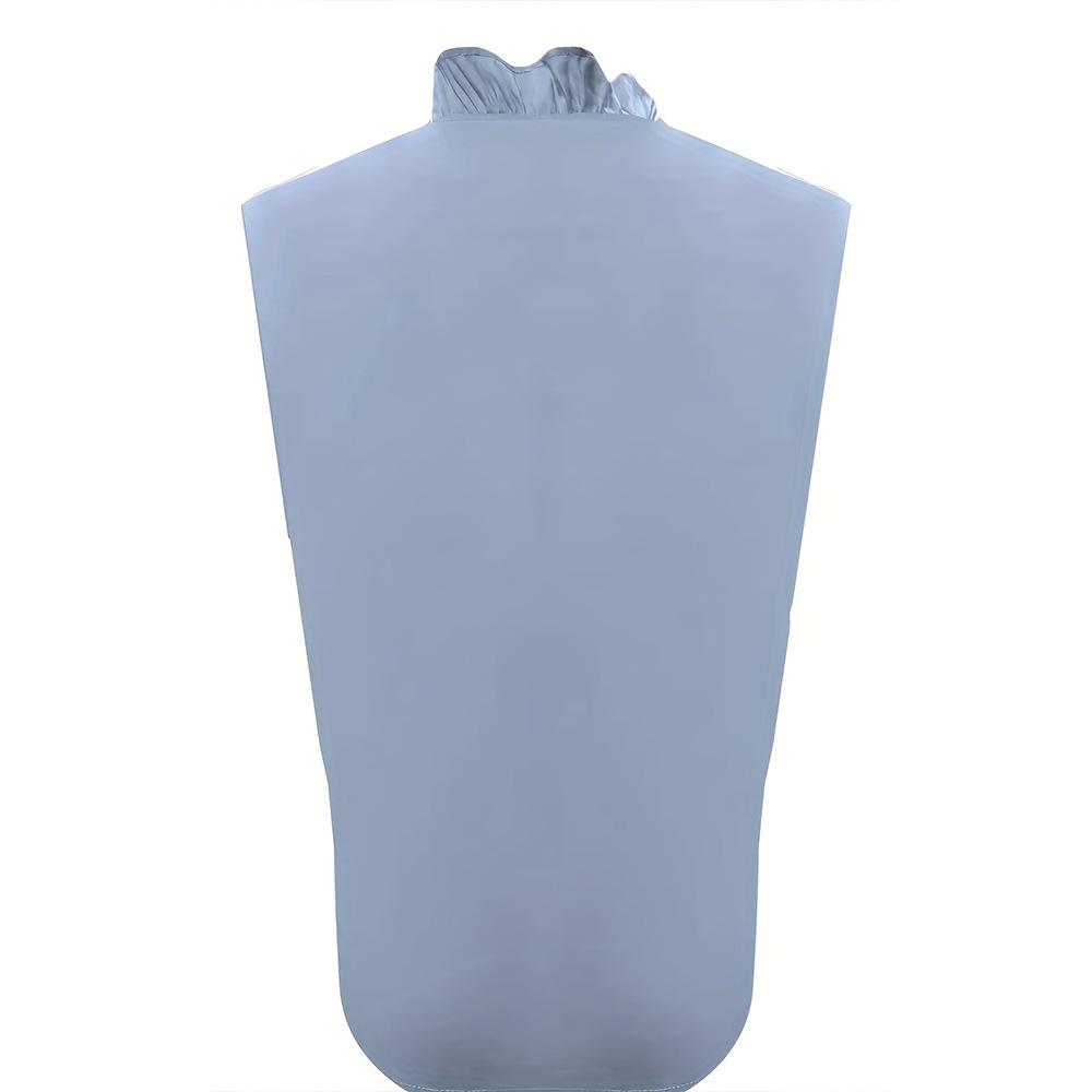 2024 Euro-American Women's Hot Style Ruffle V-Neck Chiffon Sleeveless Top