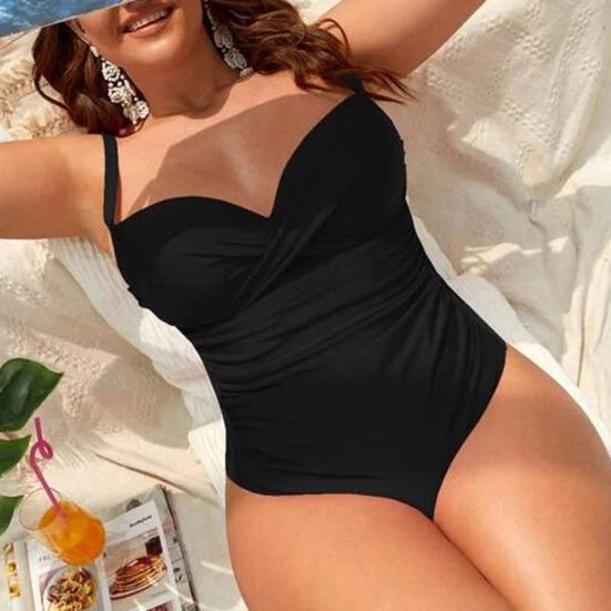 Women Summer Monokini Low-cut Swimming Adjustable Straps Slim Fit Lady Beach Monokini Water Sports Clothes