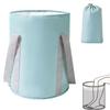 SensaBliss Folding Footbath Bucket, Insulated, Large Capacity, Deep Footbath, Foldable, Outdoor Bucket, Washboard, Freestanding, Portable, Multi-Purpo