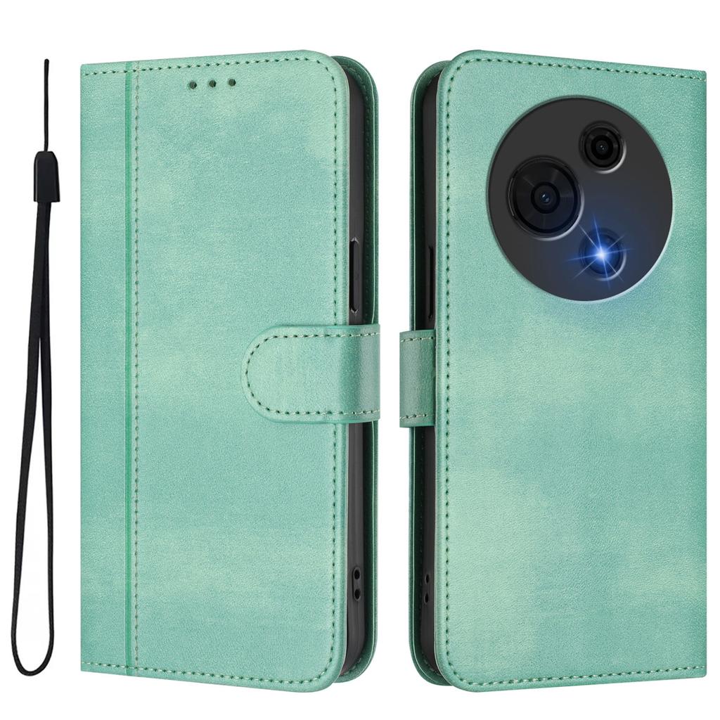 Luxury Simple Line Leather Case For TCL 50 Pro NxtPaper/40XL/30T (T603DL)/50 XL/TCL 501/60R Card Slots Magnetic Attraction Stand Shockproof Flip Cover