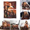 Chicago Fire Ultra-Soft Micro Fleece Blanket Quilt Comfort All Season Home Decotation