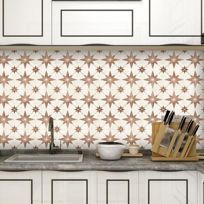 10Pcs Wall Stickers Three-dimensional Ornamental PVC Self-adhesive Kitchen Wall Backsplashes for Living