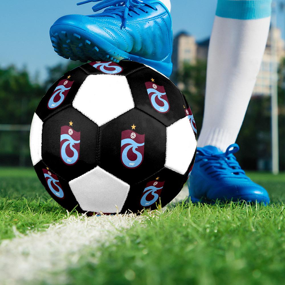 1 Stück Trabzonspor Größe 5 Fußball PrahaHallenfußball Bunt Alle Altersgruppen Maschinengenäht PVC Wettkampfbereit Langlebig Hoher Rückprall