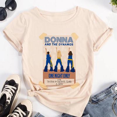 Camiseta Mamma Mia Feminina Streetwear Gráfica Anime Feminina Harajuku Y2K Roupas Japonesas