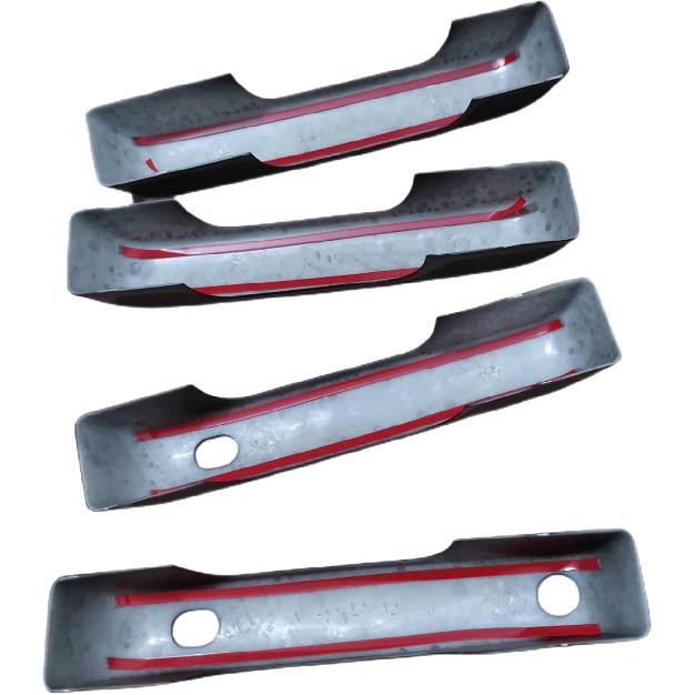 Exterior Door Handles Molding Cover Trim 4PCS Black Car Decoration Accessories for Ford F150 F-150 2021 2022 2023 2024