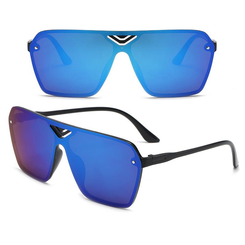 

New High-Quality Flat Top Classic Square Sunglasses Women Men Brand Designer Silvery Mirror Coating Shades Uv400 Eyewear