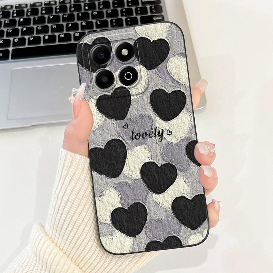 Case For Huawei Honor X6a X6b X6a Plus Phone Case For Honor X6 X6s 4G Soft Silicone Funda Women Fashion Flower Printed Cover