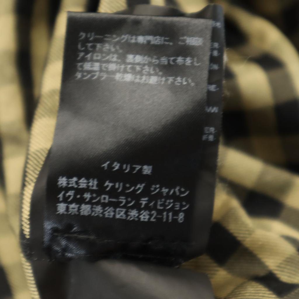 Saint Laurent Made In Italy Trench Coat 48 Beige Men's Used