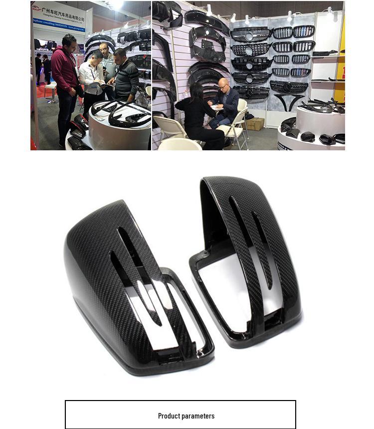 Real Carbon Fiber Rearview Mirror Shell for Mercedes-Benz A/B/C/E/S-Class W204 W212