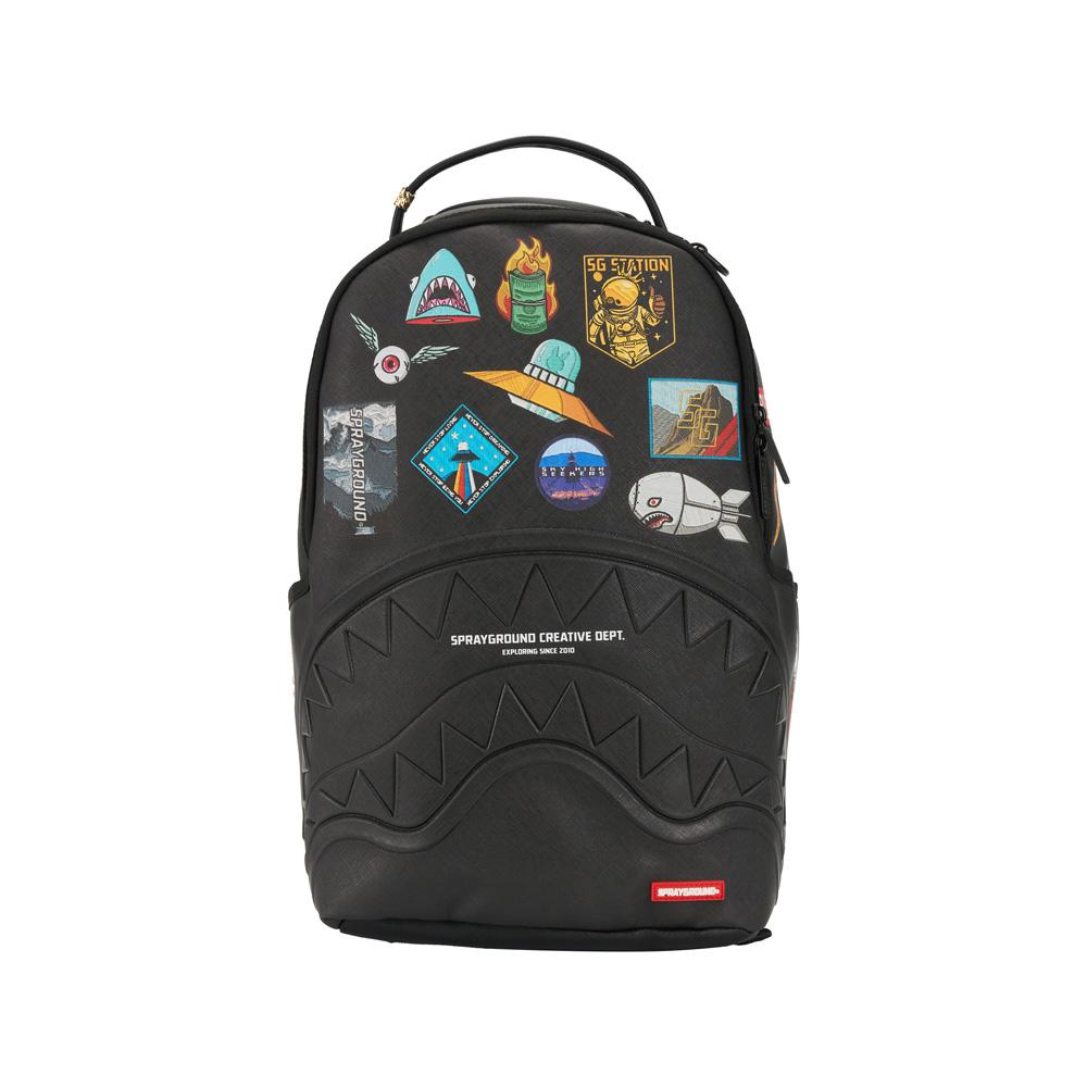 Sprayground Everyday Versatile Cartoon Shark Mouth