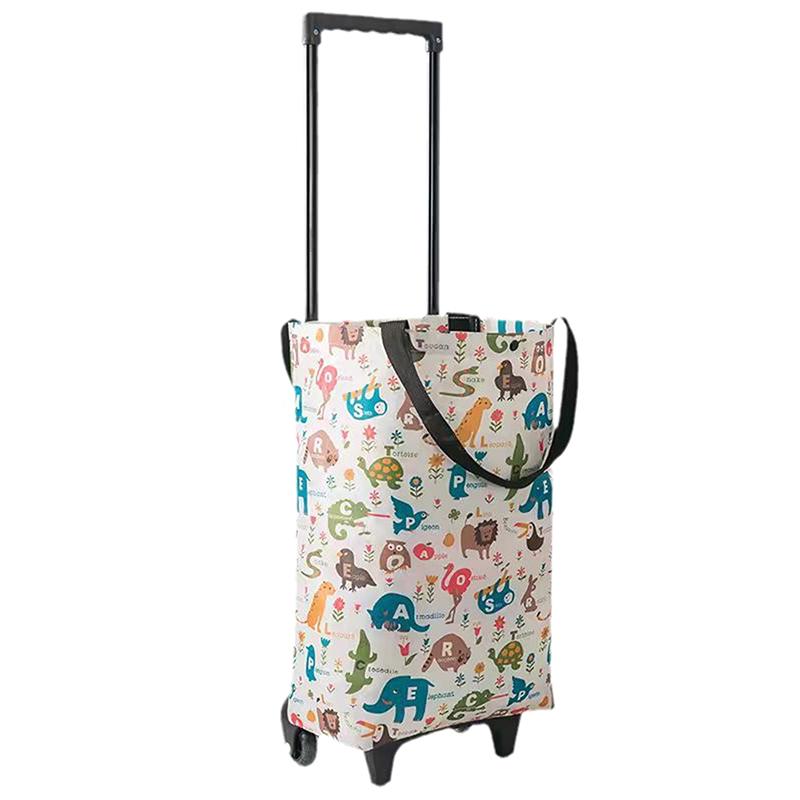 

Візок для покупок для покупки продуктів Домашній багаж Експрес-сумка Візок Портативний причіп Складаний продуктовий візок для людей похилого віку