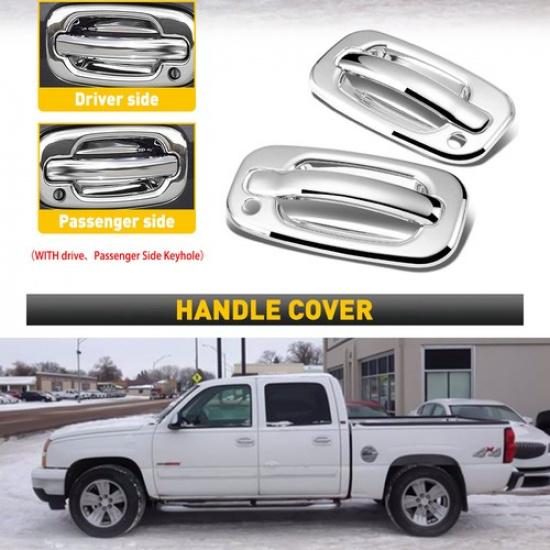 2x Handle Door Chrome for 1999-06 Silverado Chevy Front & Left Right Side AUXITO