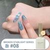 15ml Broken Straight Series Glitter Silver Gel Nail Polish Semi-permanent Varnish Soak Off Nail Art Base Top Coat