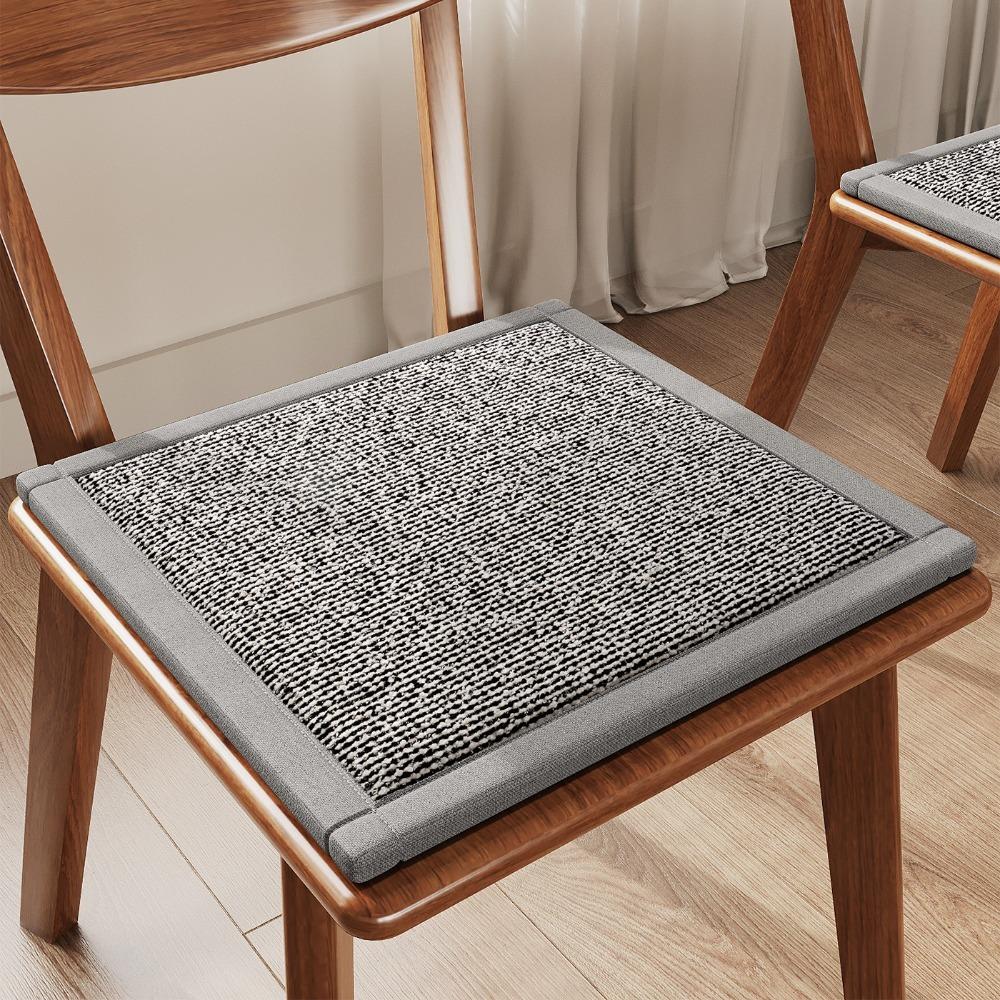 Universal Thickened Dining Chair Cushion Breathable Non-Slip Stool Cushion Comfortable Slow Rebound Seat Cushion All-Season чёрный