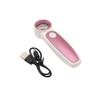 Portable LED Magnifying Glass Build In USB Charging Function 6 Bright Light Rechargeable Magnifier for Detailed Work