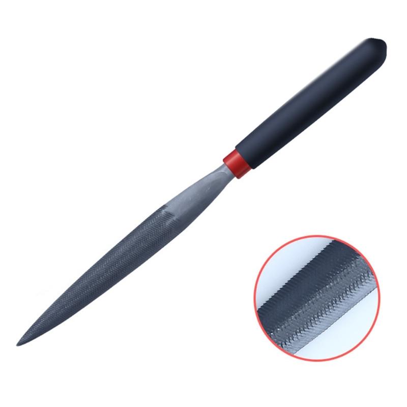 4Pcs Needle File Set Hand Metal Files Strength Steel Include Flat Warding Square