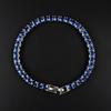 2025 New Arrival  Luxury Round Blue Color On Hand Bracelet Bangle for Women Anniversary Gift Jewelry Bulk Sell  S5787