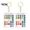 Personal Color Palette 2Pcs Keychain Pendant, Clear Acrylic Season Analysis Swatches Spring Summer Fall Winter Colors Keychain, Card, Gifts