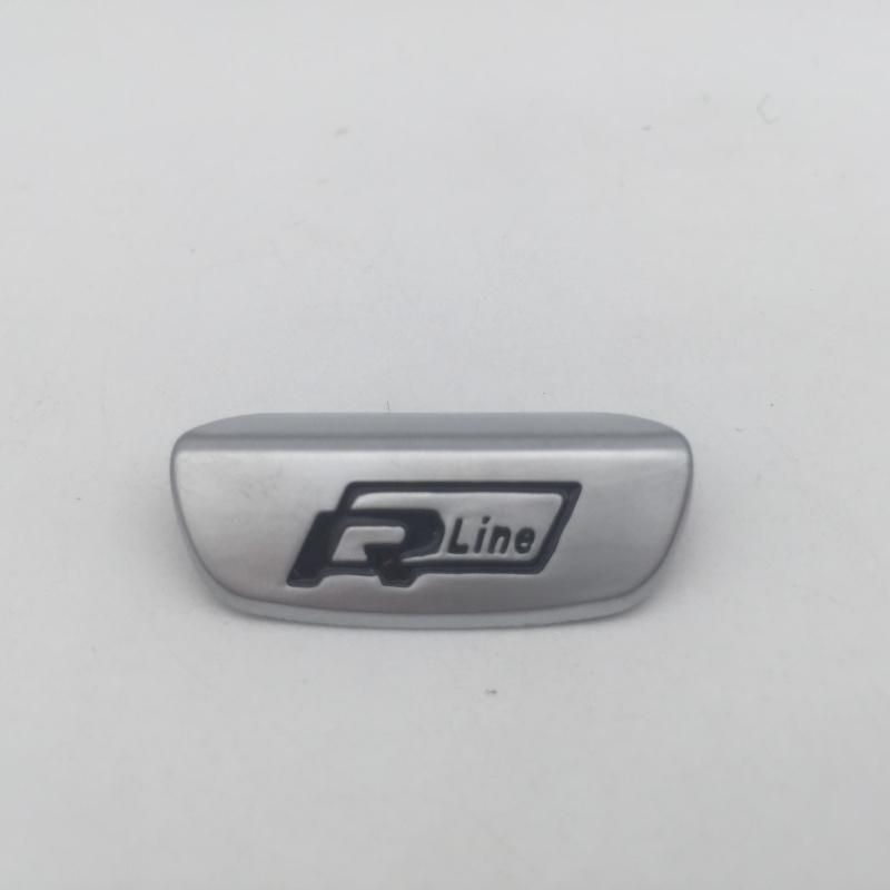 2026 Hot For Volkswagen VW 1pcs 3D ABS for R Line Car Emblem Steering Wheel Center Cover Badge Sticker Decal Styling Auto Access