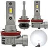 2 szt H9 LED żarówki 12-24V CANBUS CSP Biała, mocna 5000lm Nowość Off-Road