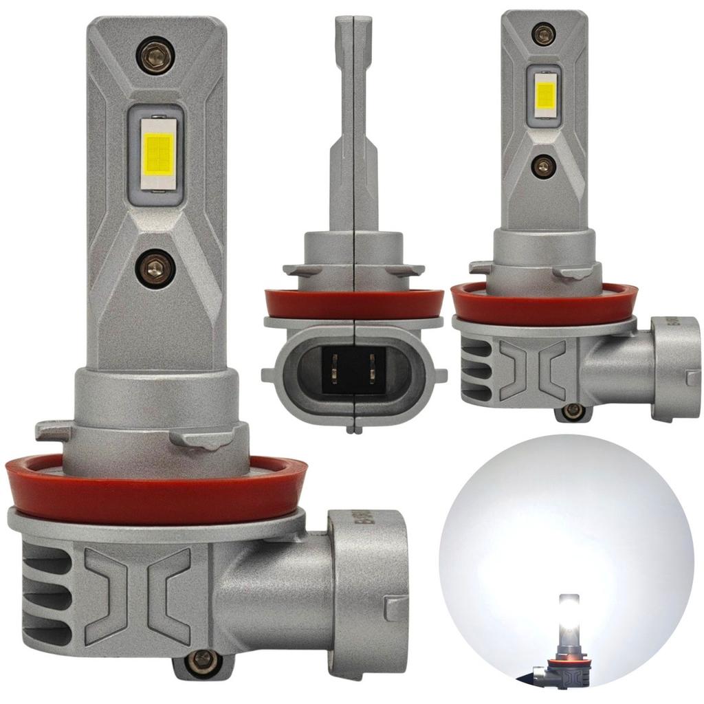 2 szt H9 LED żarówki 12-24V CANBUS CSP Biała, mocna 5000lm Nowość Off-Road