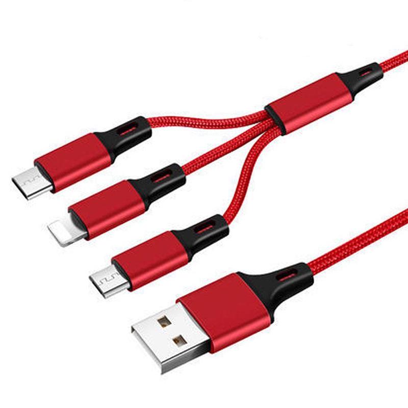 Skull Pattern Universal 3 in 1 Multi-Purpose USB Cable Charging Cable Adapter Micro USB Port Connector for Mobile Phones and Tablets Skull Pattern Universal 3 in 1 Multi-Purpose USB Cable Charging Cable Adapter Micro USB Port Connector for Mobile Phones and Tablets