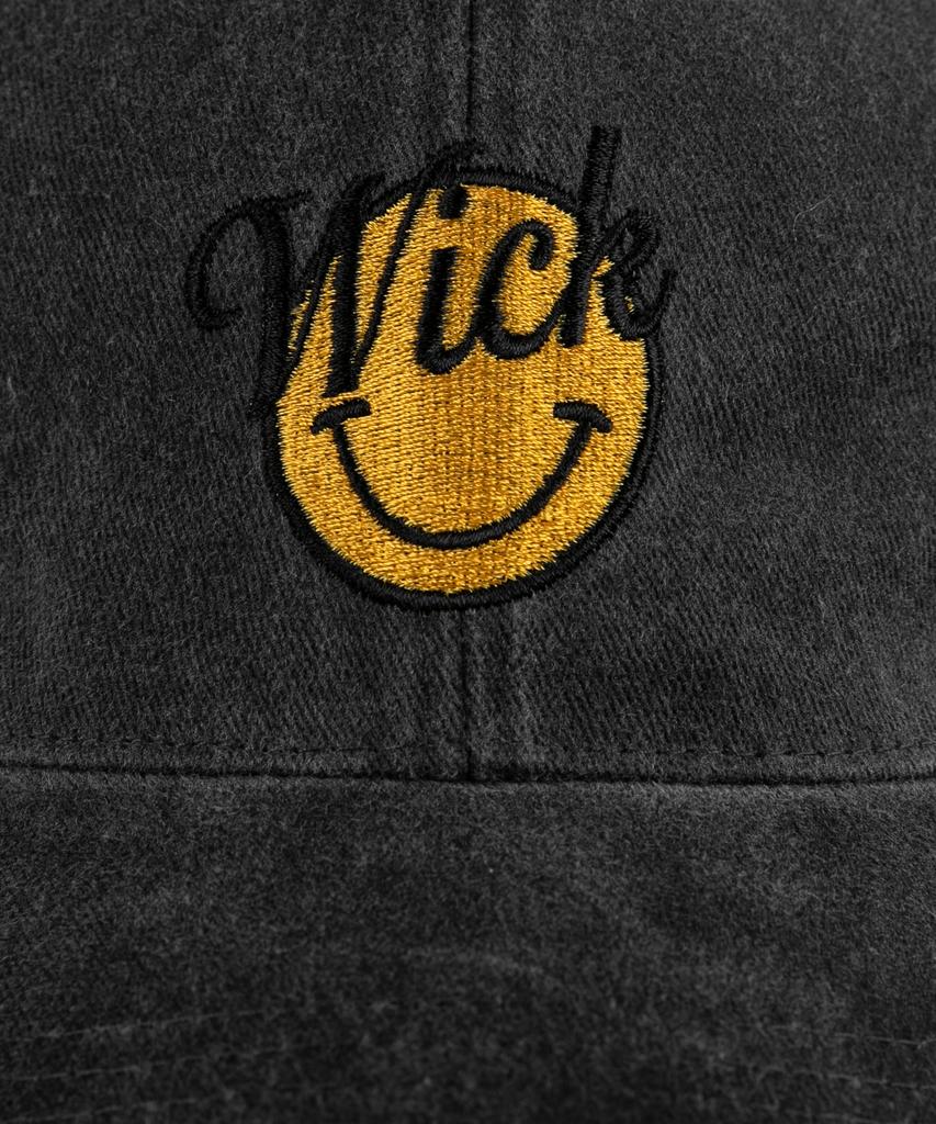 Wig Smile Stonewashed Ball Cap - Charcoal