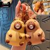 Capybara Bubble Blowing Keychain: Decompression Pendant & Toy Gift