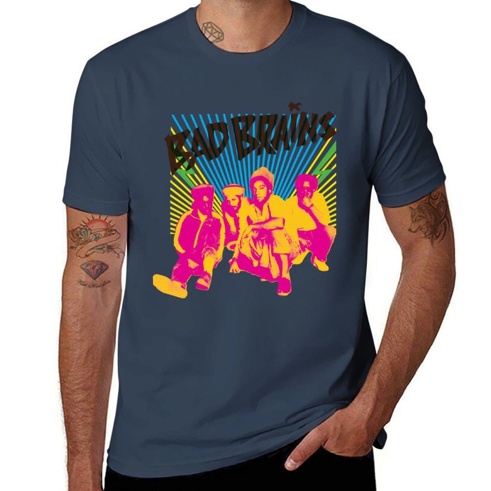 Bad Brains TShirt NonShrink Basic Cotton TShirt S