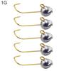 1 Set Fish Head Fishhooks Soft Bait Lure Barb Outdoor Fishing Tackle Accessories