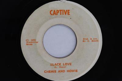 7-Zoll-Schallplatte CHEMIS HOWIE CAPTIVE Black Love Our Love NONE CAPTIVE 1973 Jamaika Reggae Ska Dub Gebraucht