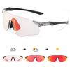 Kapvoe Light Weight Photochromic Running Sunglasses Sports for Men Marathon Cycling Glasses Mountain Bicycle Goggles Eyewear