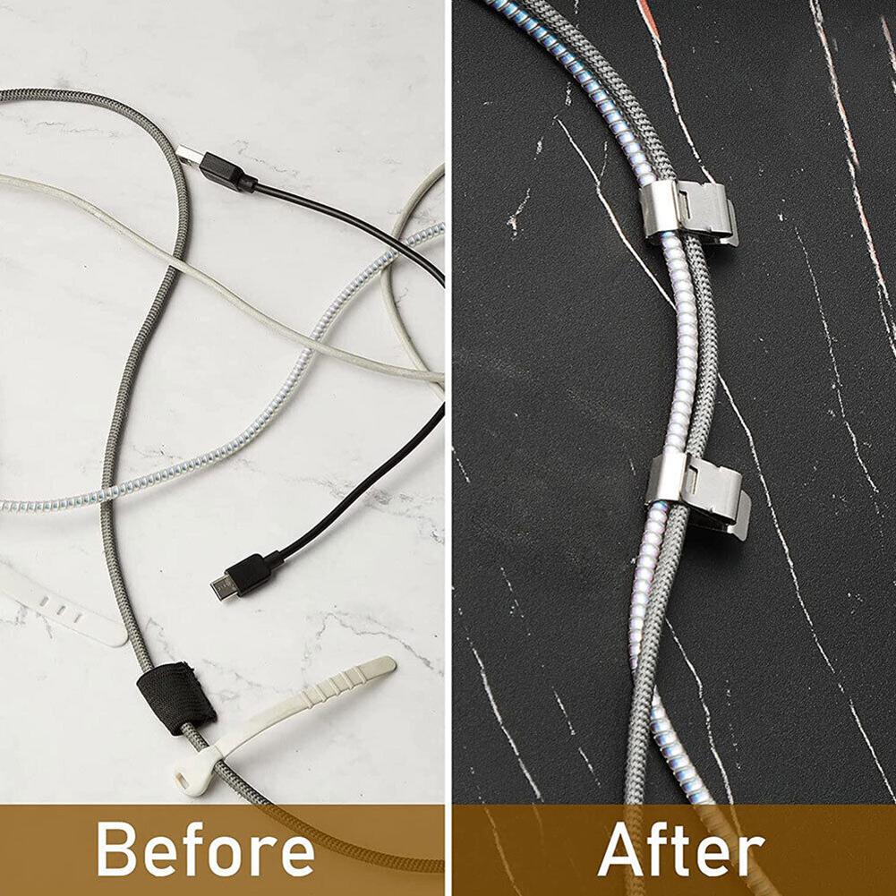 100pcs Solar PV Cable Clip Clamp Stainless Steel 2-wire Clamp Photovoltaic Panel Wire Clips Cable Clamps For PV Wiring Boat