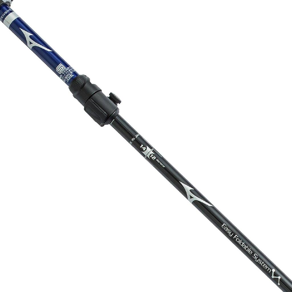 MIZUNO Nordic Walking Walking Poles Alkerne of Short C3JTPD20 4A-1 (Pair 2), Unisex, Violet, Type,