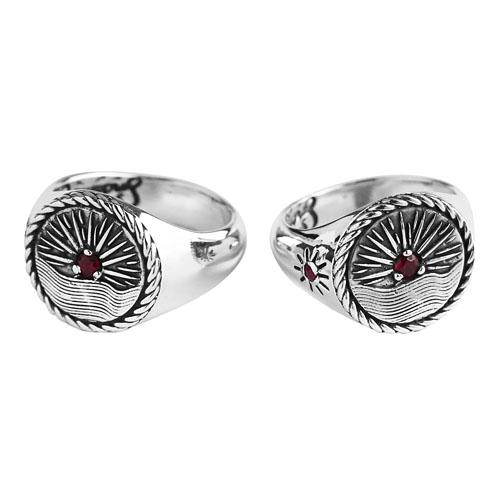 Anonymous Artisan Sunrise Ring